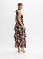 Tiered Floral Dress