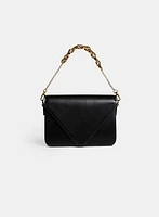 Vegan Leather Envelope Handbag