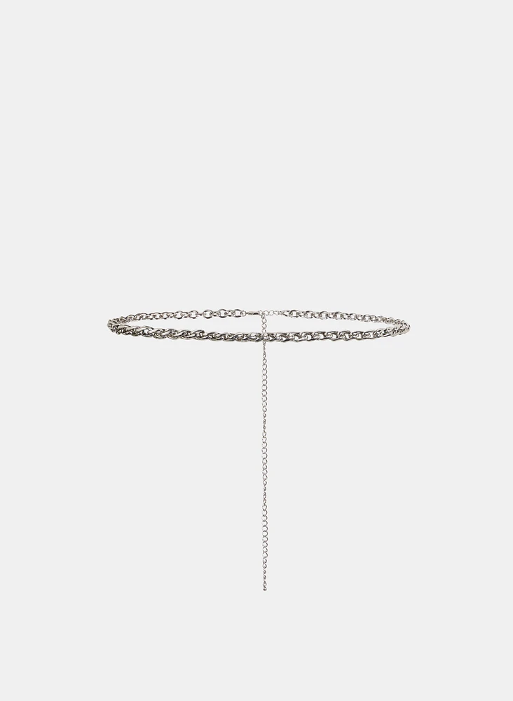 Ceinture métallique en chaine fine