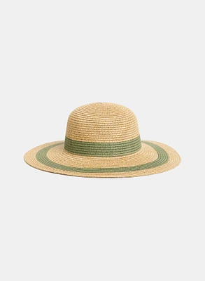 Chapeau en paille tressée