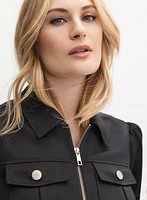 Ruffle Short Sleeve Jacket
