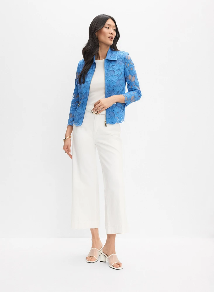 Lace Zip Jacket
