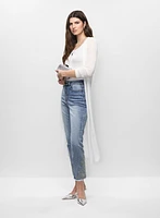 Floral Embellished Slim Leg Jeans