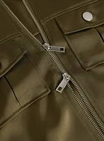 Veste à manches coude volants
