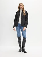 Manteau matelassé à ceinture