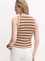 Stripe Knit Tank Top