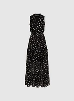 Polka Dot Maxi Dress