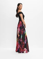 Robe maxi florale