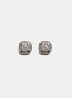 Square Crystal Earrings