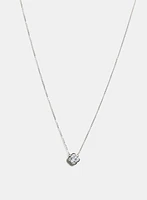 Cubic Zirconia Clover Necklace