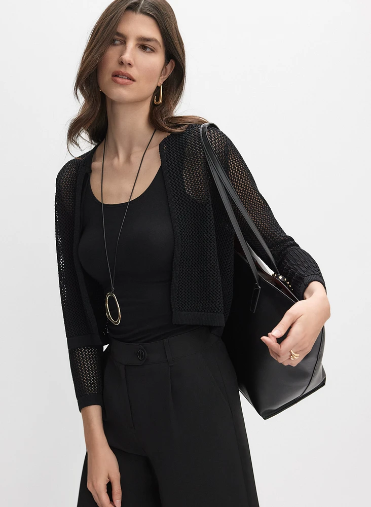 Open Knit Bolero