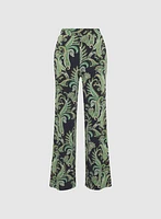 Pantalon paisley à jambe large