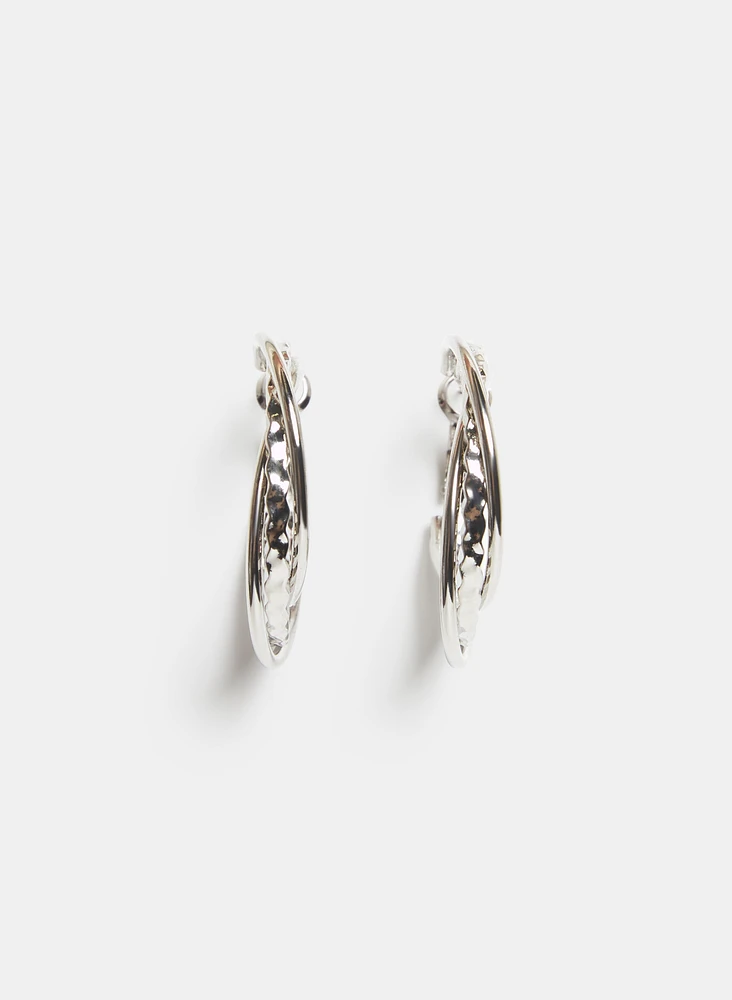 Intertwined Hoop Earrings