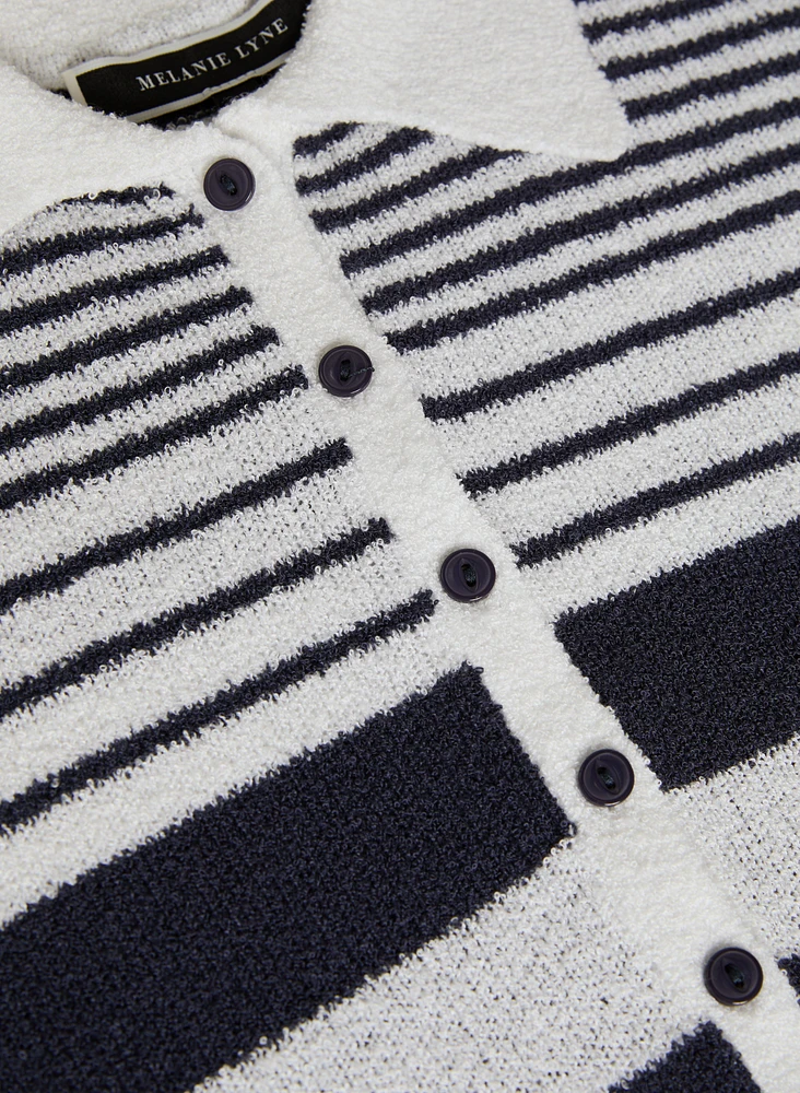 Striped Collar Sweater