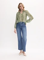 Abstract Print Blouse