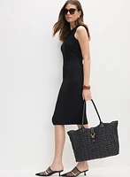 Ribbed Knit Tank Dress