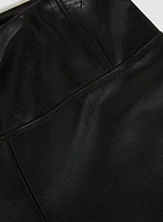 Vegan Leather Slim Leg Pants