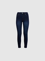 Jean à jambe étroite en denim doux