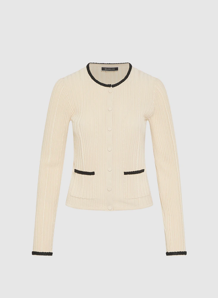 Rib Knit Cardigan