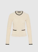 Rib Knit Cardigan