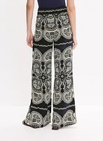 Pantalon à motif paisley