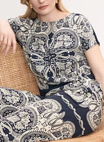 Haut à motif paisley