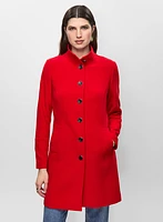Trench mi-long en tricotine