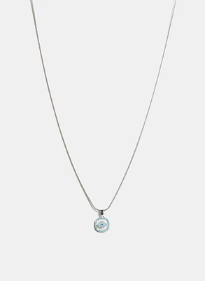 Collier à pendentif en oeil
