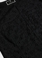 Lace Crew Neck Jacket