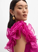 Robe à bretelle unique