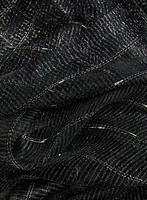 Metallic Stripe Scarf