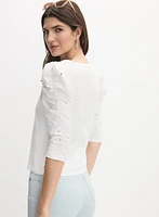 Pearl Detail T-Shirt