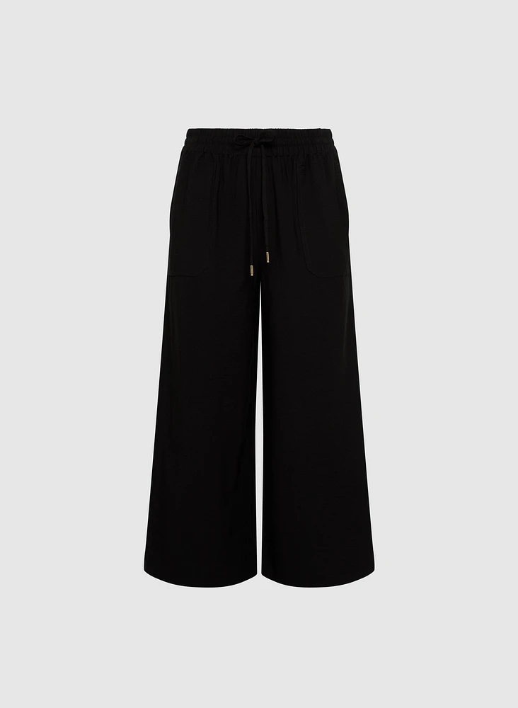 Crinkle Modal Capris