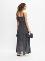 Robe à pois en chiffon