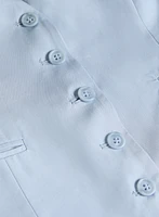 Veste sans manches en mélange de lin