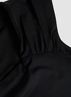 Pleated Cap Sleeve Top