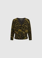 Graphic Paisley Print Top