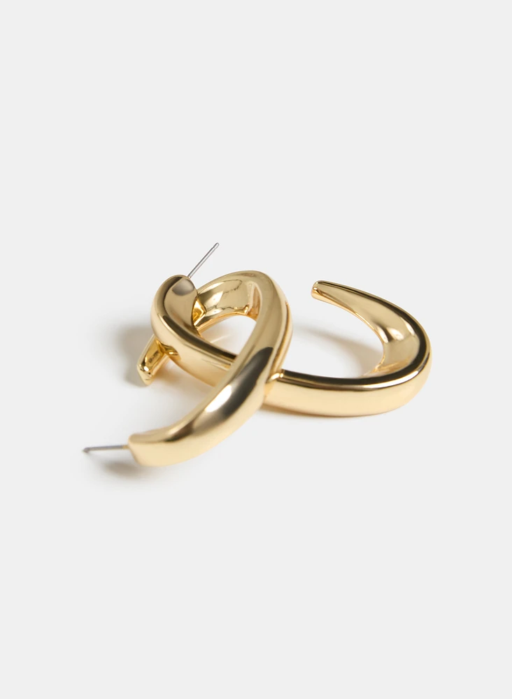Metal Hoop Earrings