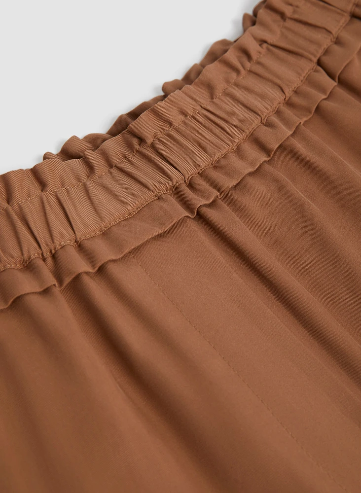 Wide Leg Tencel Pants