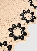 Crochet Floral Knit Tank