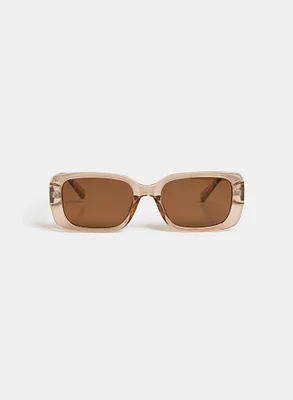 Lunettes de soleil rectangulaires