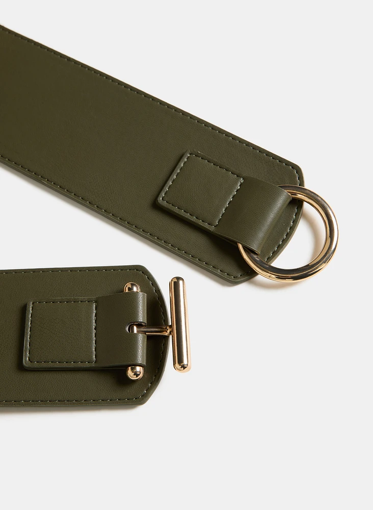 Ring-Toggle Elastic Belt