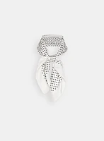 Polka Dot Print Scarf