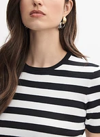 Stripe Knit Pullover