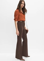 Pantalon à détails de chaine