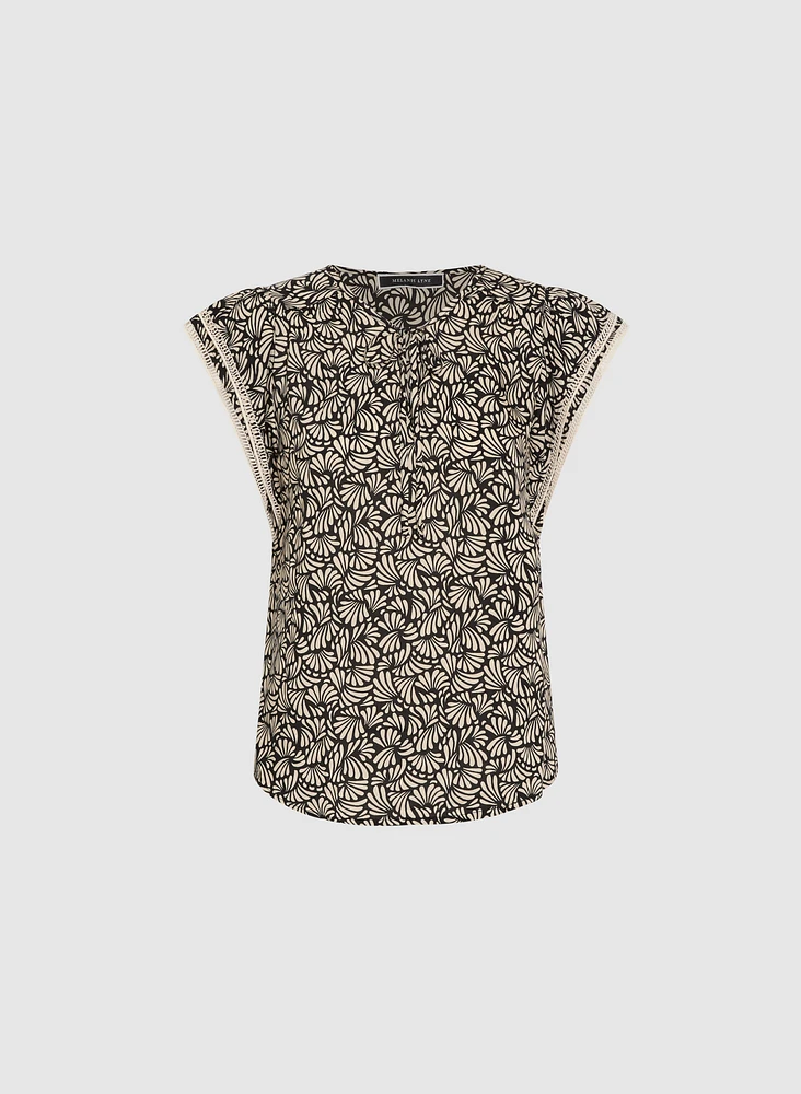 Flutter Sleeve Blouse