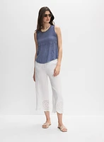 Stretch Cotton Tank Top