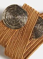Ceinture à boucle en spirale