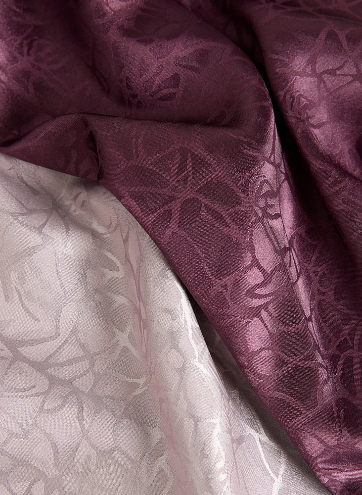 Foulard réversible à motif craquel