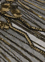Sheer Sequin Cape